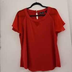 7th Avenue Design Studio Red Blouse – Size Large